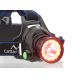 LED Punjiva čeona svjetiljka s crvenim svjetlom LED/10W/7,4V IP44 crna/plava