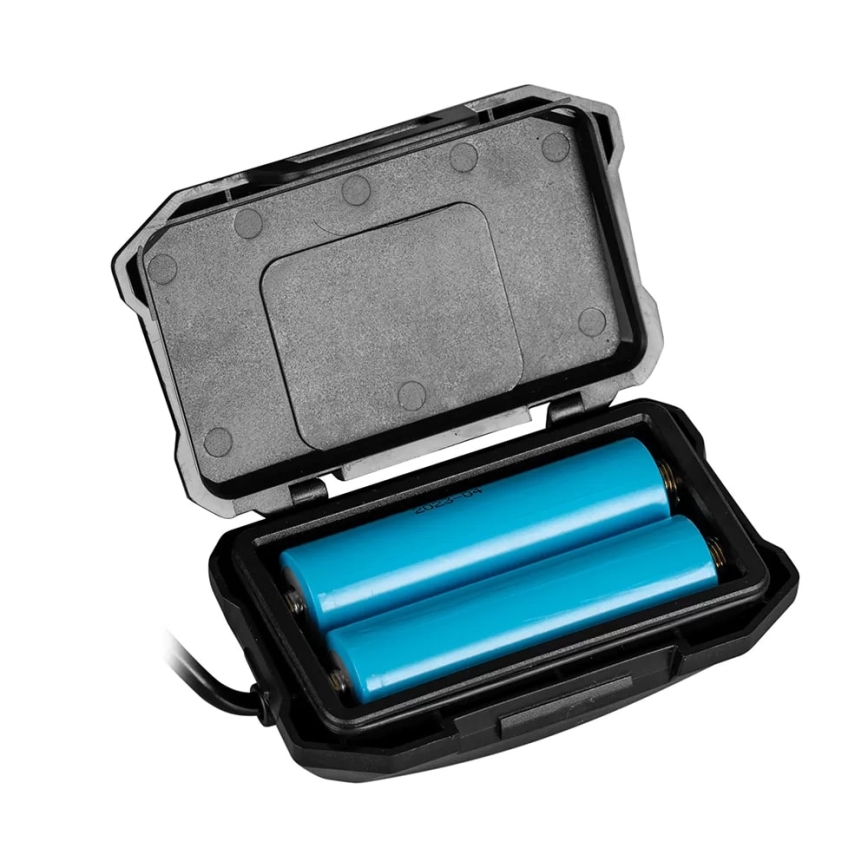 LED Prigušiva punjiva čeona svjetiljka sa senzorom s funkcijom powerbanka i crvenim svjetlom LED/10W/5V IP44 1200 lm 4000 mAh