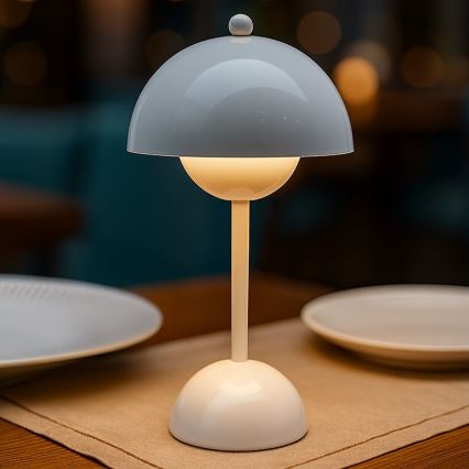 LED punjiva dodirna stolna lampa COSTA LED/3W/5V 2400 mAh 3000-6000K bijela