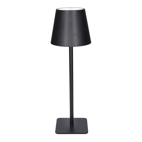 LED punjiva dodirna stolna lampa LUCCA s mogućnošću prigušivanja LED/3,7V 3000/4000/6500K 2000 mAh crna