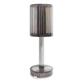 LED punjiva dodirna stolna lampa SIMPLE LED/1W/5V 3000-6000K 2400 mAh dimno siva