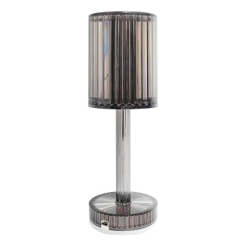 LED punjiva dodirna stolna lampa SIMPLE LED/1W/5V 3000-6000K 2400 mAh dimno siva