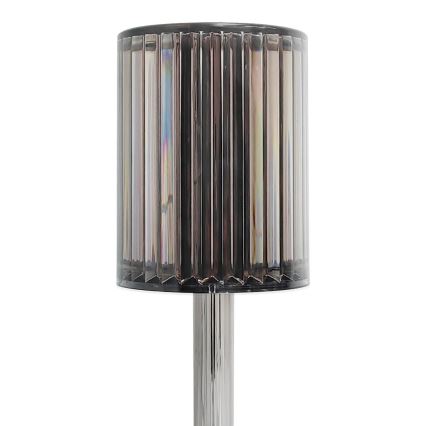 LED punjiva dodirna stolna lampa SIMPLE LED/1W/5V 3000-6000K 2400 mAh dimno siva