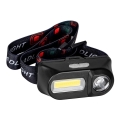 LED punjiva lampa za glavu s mogućnošću prigušivanja 2xLED/5V IP44 210 lm 2000 mAh