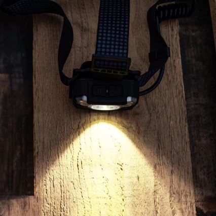 LED punjiva podesiva lampa za glavu sa senzorom i funkcijom powerbanke te crvenim svjetlom LED/10W/5V IP44 1200 lm 4000 mAh