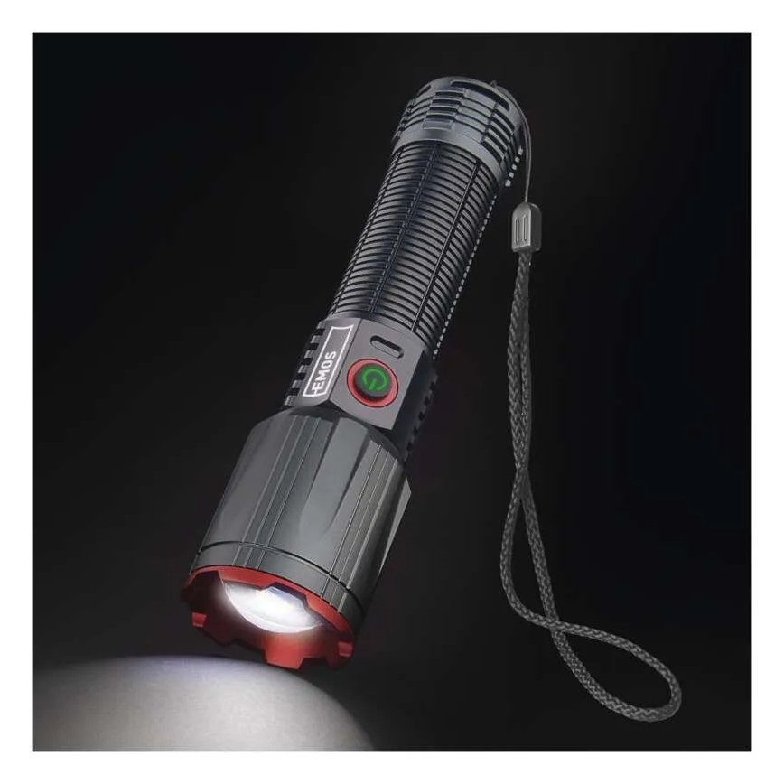 LED punjiva metalna baterijska svjetiljka LED/5V 3000 lm 5000 mAh IP43