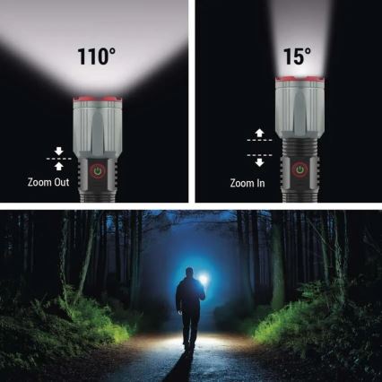 LED punjiva metalna baterijska svjetiljka LED/5V 3000 lm 5000 mAh IP43