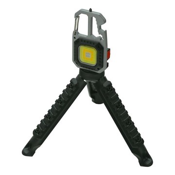 LED Punjiva multifunkcionalna baterijska svjetiljka sa stalkom LED/USB-C 400 mAh