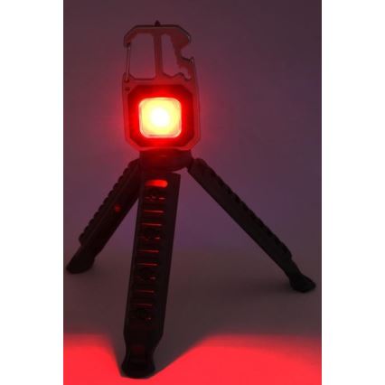 LED Punjiva multifunkcionalna baterijska svjetiljka sa stalkom LED/USB-C 400 mAh
