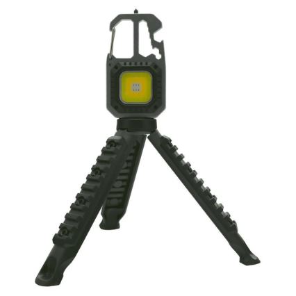 LED Punjiva multifunkcionalna baterijska svjetiljka sa stalkom LED/USB-C 400 mAh