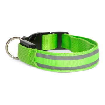 LED Punjiva ogrlica 40-48 cm 1xCR2032/5V/40 mAh zelena