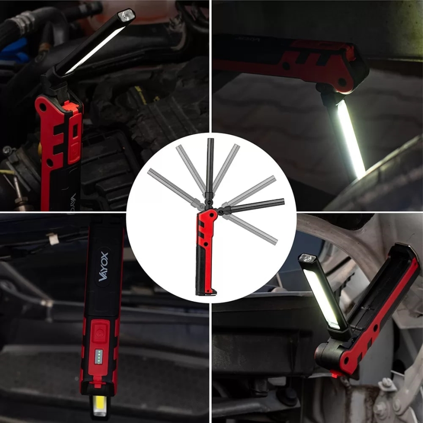 LED Punjiva radna svjetiljka LED/5W/5V IPX2 360 lm 2000 mAh
