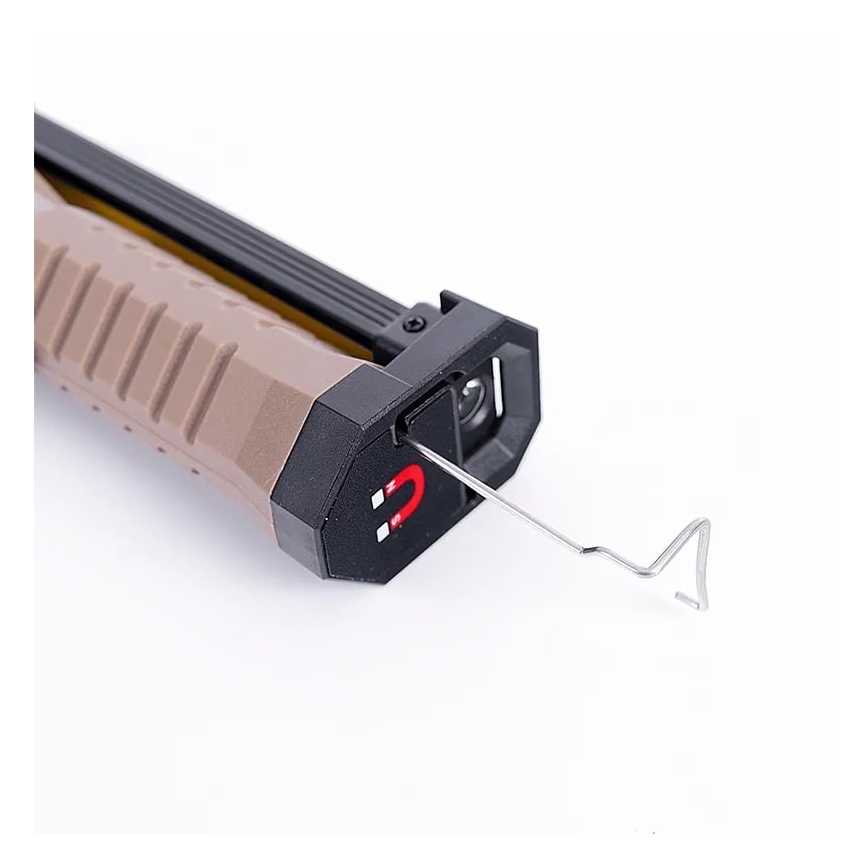 LED Prigušiva punjiva radna baterijska svjetiljka s funkcijom powerbanka LED/4W/5V IPX4 600 lm 2000mAh