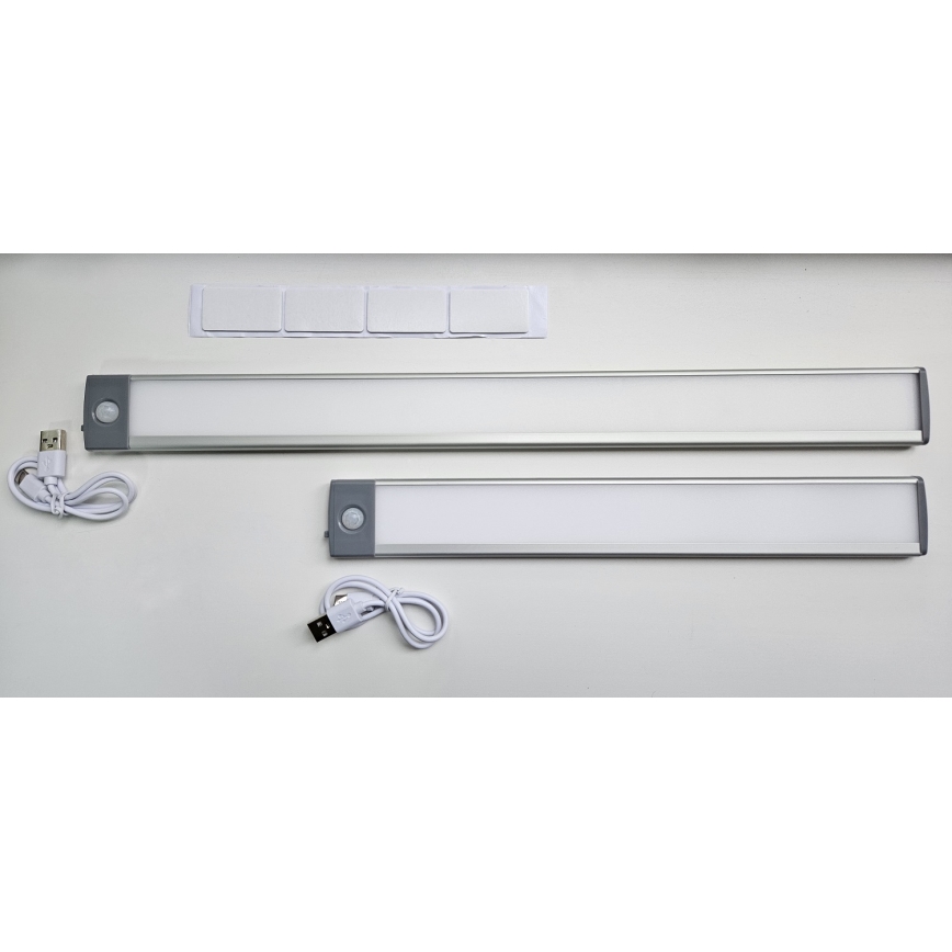 LED Punjiva rasvjeta za namještaj sa senzorom LED/2,5W/5V USB 800 mAh 4200K 32,5 cm