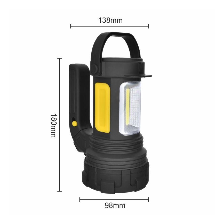 LED Punjiva ručna svjetiljka 2xLED/5W/4000mA