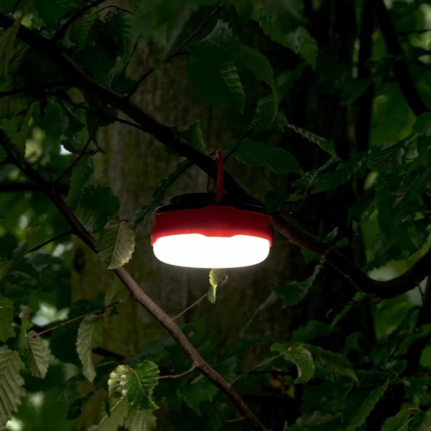 LED Prigušiva punjiva solarna baterijska svjetiljka s funkcijom powerbanka LED/3W/5V 3000/4000/6500K IPX6 500 lm 2000 mAh