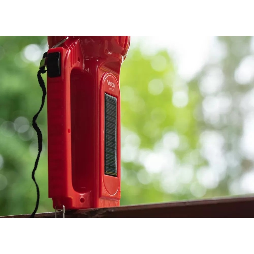 LED Punjiva solarna baterijska svjetiljka LED/7W/230V 400 lm 3200 mAh