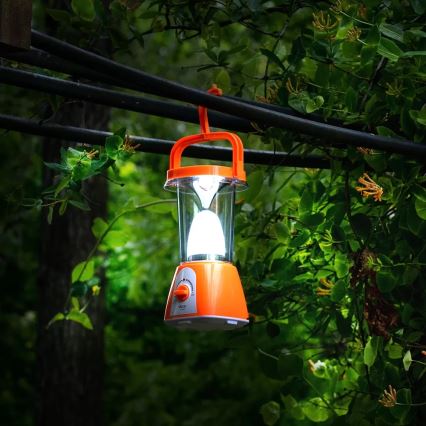 LED Prigušiva punjiva solarna lampa s funkcijom powerbanka LED/230V 710 lm 1600 mAh