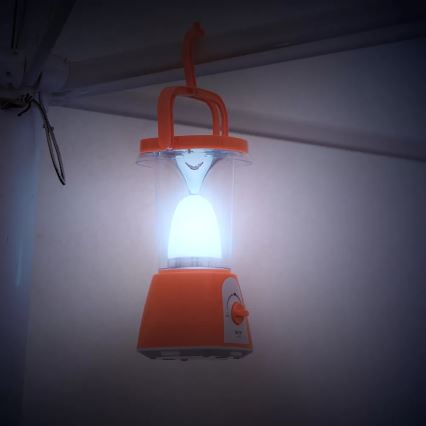 LED Prigušiva punjiva solarna lampa s funkcijom powerbanka LED/230V 710 lm 1600 mAh