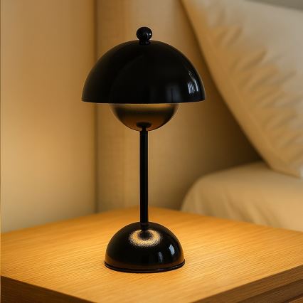 LED punjiva stolna lampa COSTA s dodirnim upravljanjem LED/3W/5V 2400 mAh 3000-6000K crna