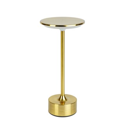 LED Podesiva punjiva stolna lampa NEW YORK LED/1,8W/5V 2700K/4000K/6500K 1200 mAh zlatna