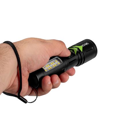 LED punjiva svjetiljka s prigušivanjem i crvenim svjetlom LED/5W/5V IPX4 260 lm 2000 mAh