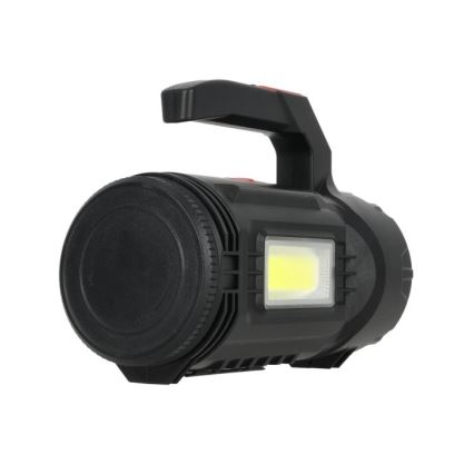 LED punjiva svjetiljka LED/5V, 500 lm, 1200 mAh, crna