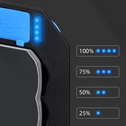 LED punjiva svjetiljka s mogućnošću prigušivanja LED/5V IPX4 250 lm 1200 mAh