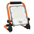 LED punjivi reflektor sa stalkom LED/30W/3,2V 4500K 5000 mAh IP65 narančasta