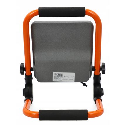 LED punjivi reflektor sa stalkom LED/30W/3,2V 4500K 5000 mAh IP65 narančasta
