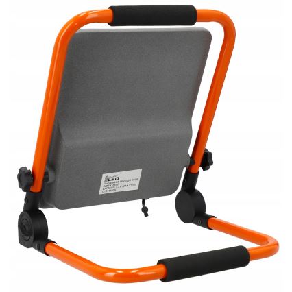 LED punjivi reflektor sa stativom LED/100W/3,2V 4500K 15000 mAh IP65 narančasti