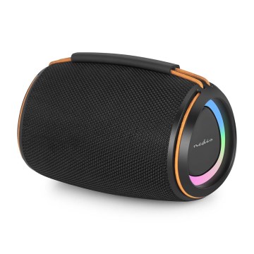 LED punjivi zvučnik 40 W / 1200 mAh, IPX4, crni