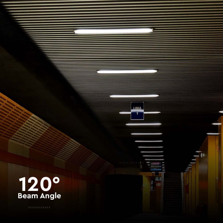 LED Radna linearna svjetiljka LED/36W/230V 4000K IP65 120 cm