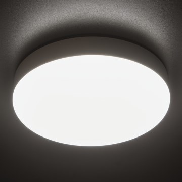 LED Radna stropna svjetiljka sa senzorom pokreta IPER LED/19W/230V IK10 IP65 okrugli bijela