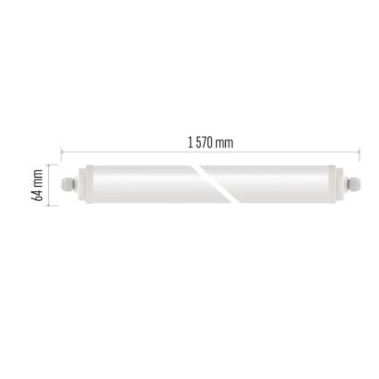 LED Radna svjetiljka LED/51W/230V IP65 4000K 157 cm