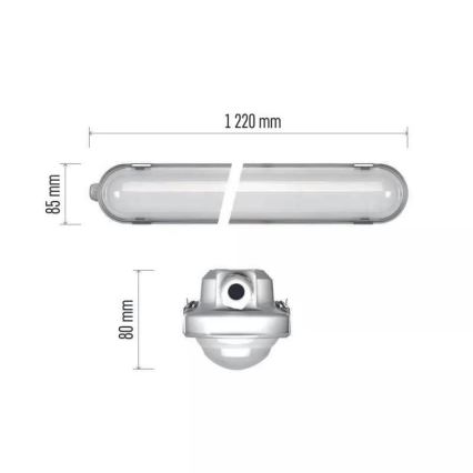 LED Radna svjetiljka s modulom za slučaj nužde EMERGENCY LED/40W/230V 4000K 122 cm IP66