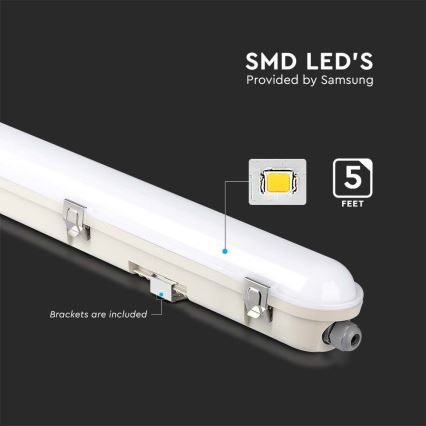 LED Radna svjetlosna cijev s modulom za slučaj nužde EMERGENCY LED/48W/230V 4000K 150cm IP65