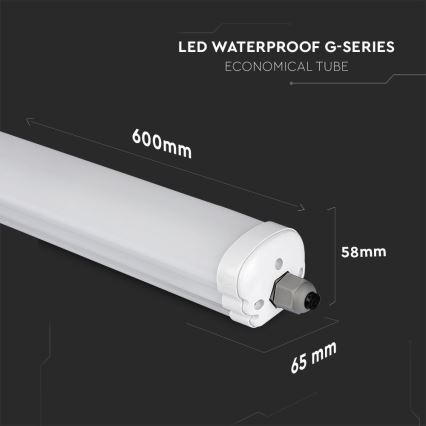 LED Radna svjetlosna cijev G-SERIES LED/18W/230V 4000K IP65 60 cm