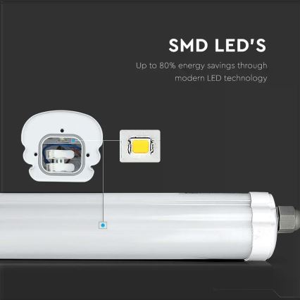 LED Radna svjetlosna cijev G-SERIES LED/48W/230V 4000K 150cm IP65