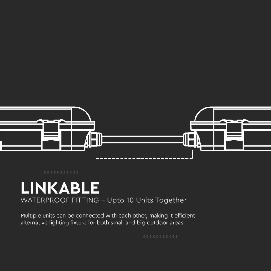 LED Radna svjetlosna cijev M-SERIES LED/36W/230V 4000K 120cm IP65