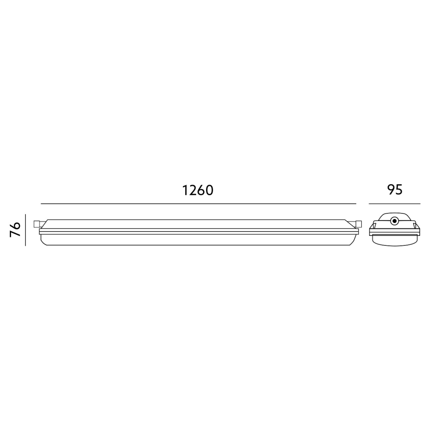 LED Radna svjetlosna cijev NEXFORCE LED/40W/230V IP65 4000K