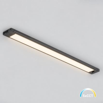 LED svjetlo za ispod ormarića LED/18W/230V 2700/3000/4000/5000/5700K 60 cm crna