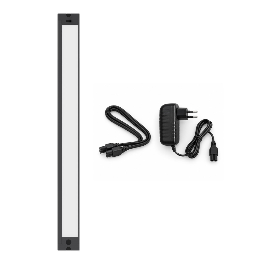 LED svjetlo za ispod ormarića LED/18W/230V 2700/3000/4000/5000/5700K 60 cm crna