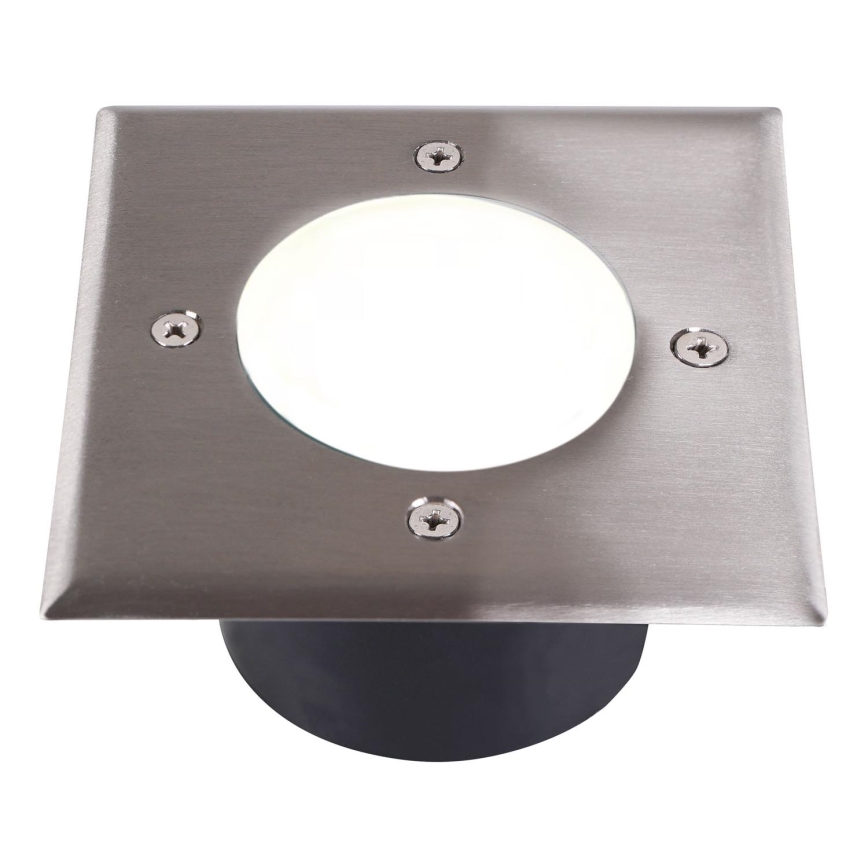 LED Rasvjeta za kućni prilaz MIVO LED/3W/230V 12x12 cm IP67 mat krom