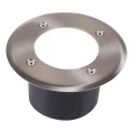 LED Rasvjeta za kućni prilaz MIVO LED/3W/230V pr. 12 cm IP67 mat krom