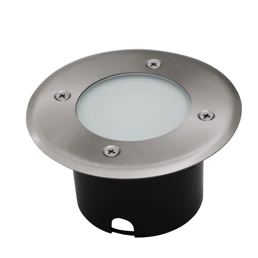 LED Rasvjeta za kućni prilaz MIVO LED/3W/230V pr. 12 cm IP67 mat krom