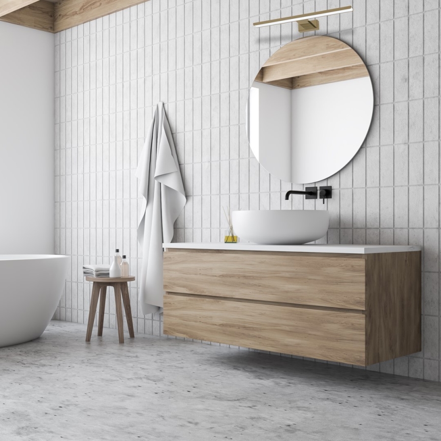 LED rasvjeta za kupaonsko ogledalo SHINE LED/13,8W/230V 60 cm IP44 mesing