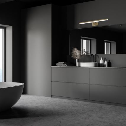 LED rasvjeta za kupaonsko ogledalo SHINE LED/13,8W/230V 60 cm IP44 mesing