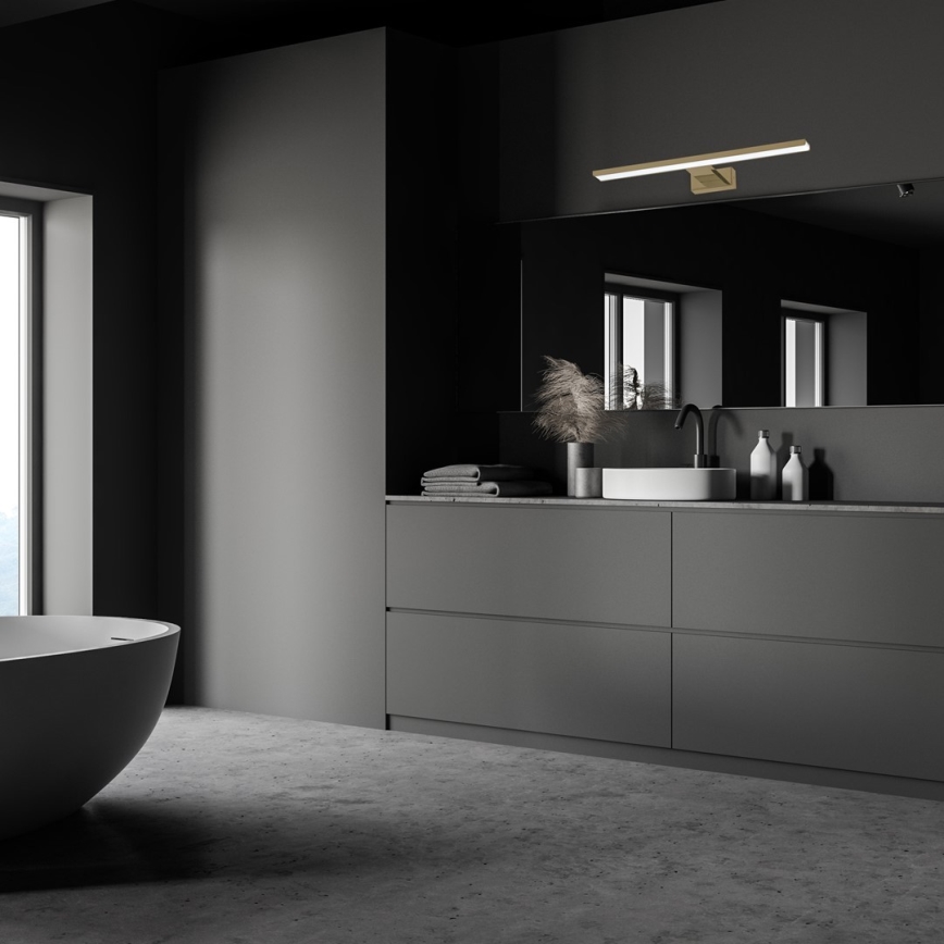 LED rasvjeta za kupaonsko ogledalo SHINE LED/13,8W/230V 60 cm IP44 mesing