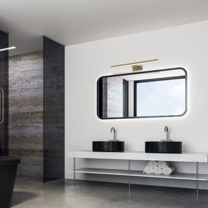 LED rasvjeta za kupaonsko ogledalo SHINE LED/13,8W/230V 60 cm IP44 mesing